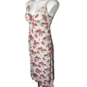 American Eagle white floral vneck jumpsuit womens size 2